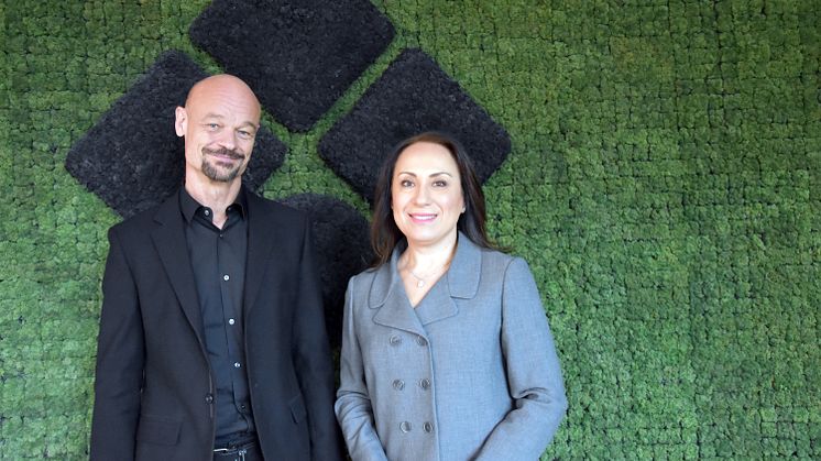 Anders Dannqvist, VD Sigma Civil och Farah Al-Aieshy, VD Norconsult Sverige.