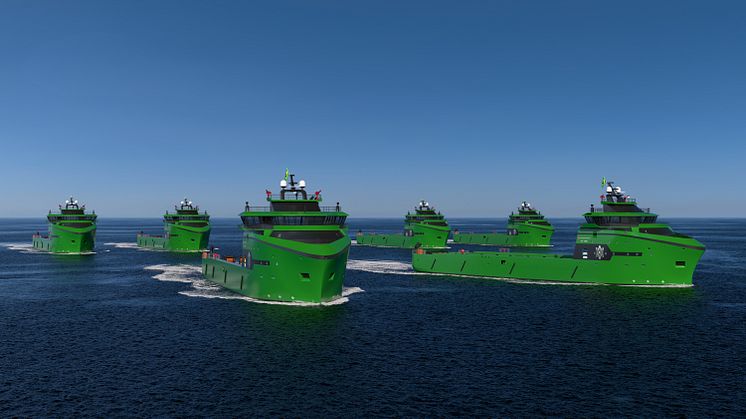 Kongsberg Maritime will provide CMM with an innovative ship design and an integrated equipment package for its six state-of-the-art, hybrid multipurpose 5,000 DWT PSVs