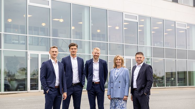 Asbjørn Otilius, Jacob Kallestrup, Anders Schaltz, Marianne Fog Jørgensen, Morten Ryberg. Foto: Redmark