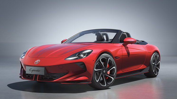 MG Cyberster - täyssähköinen roadster on nyt Suomessa