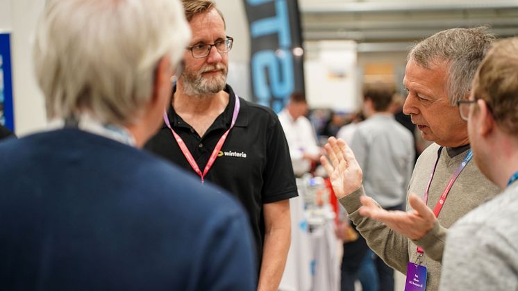 Automationsdagen 2024 lockade 250 deltagare från 93 industriföretag och organisationer till Produktionstekniskt Centrum i Trollhättan. Foto: Jimmy Delwér, Innovatum.