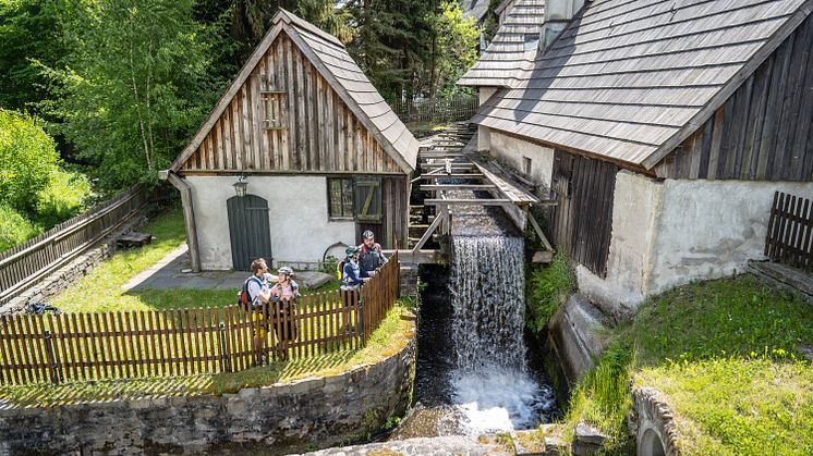 Das Welterbe entdecken: am Frohnauer Hammer in Annaberg-Buchholz (Foto: TVE/Dennis Stratmann)