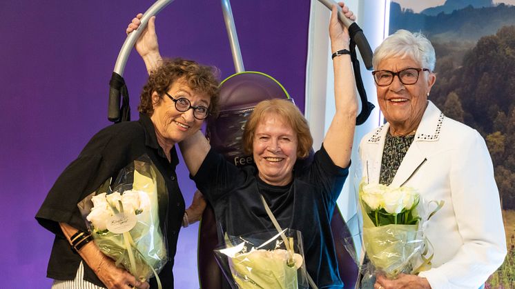 Tove Egerland (t.v), Inger-Lise Hansen (midten) og ﻿Ragnhild Osvold (t.h.)