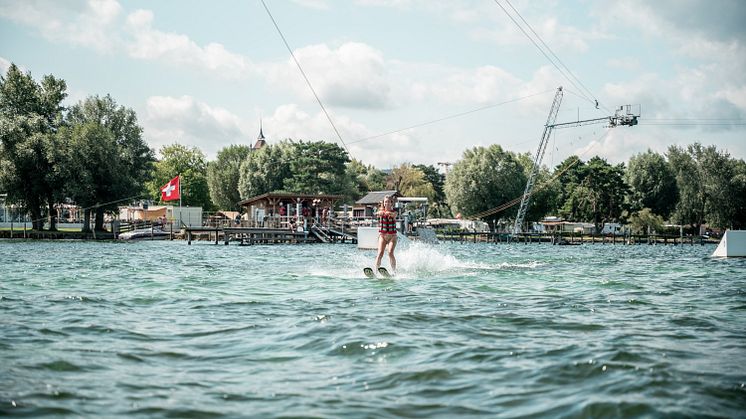 Wasserskilift in Estavayer-le-Lac