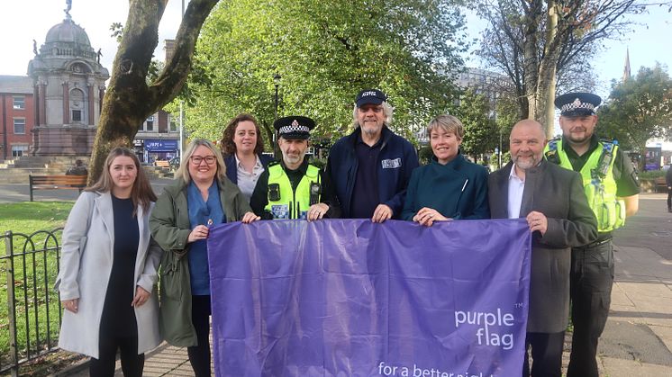 Bury flies the Purple Flag for a safer and vibrant night-time economy