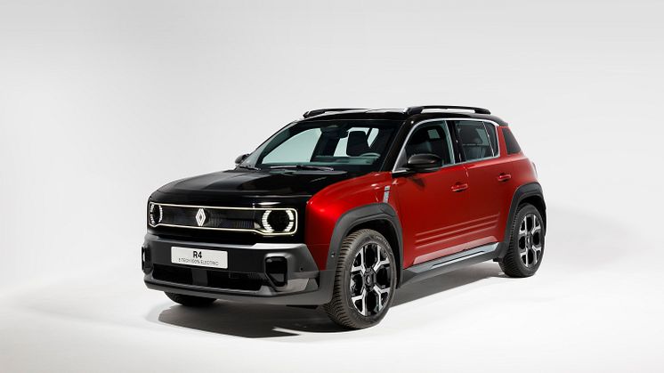 Helt nya Renault 4 E-Tech electric får svensk premiär på eCarExpo i Stockholm den 4-6 april.
