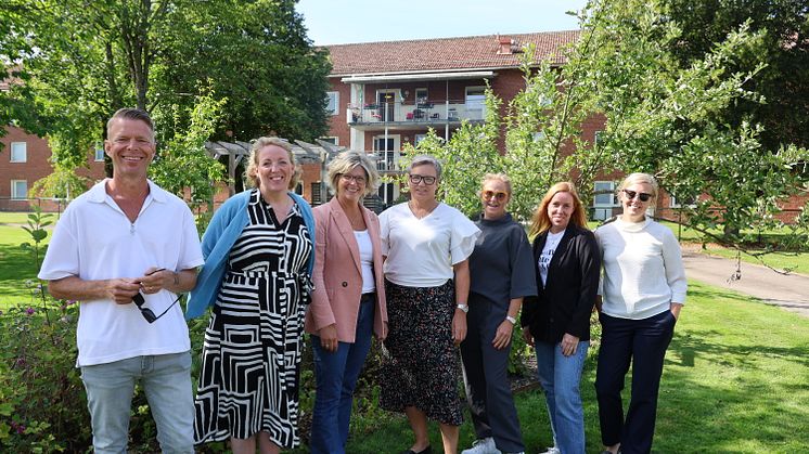 På bild: Johan Bengtss, Jennie Bergius Eriksson, Anna Wänblom, Eleonor Olofsson, Erika Pal, Maria Jakobsson, Maria Jakobsson, Linda Danell