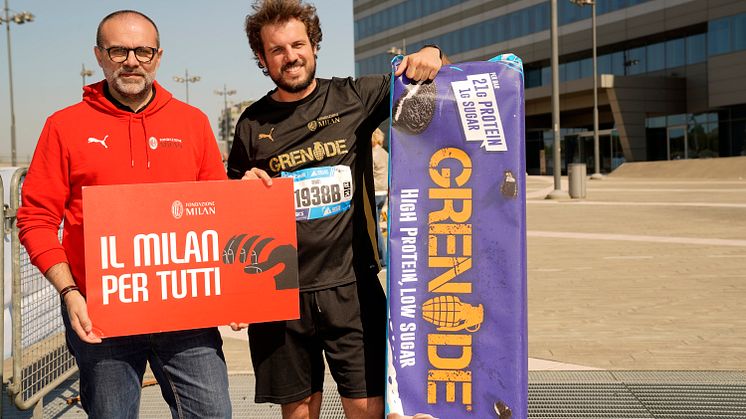 GRENADE, BRAND DEL GRUPPO MONDELĒZ INTERNATIONAL,  AL FIANCO DI FONDAZIONE MILAN ALLA MILANO MARATHON 2025