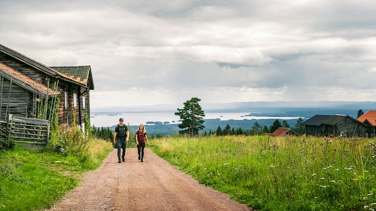 Utsikt över Orsasjön. Forum för Naturturism anordnas i år i Orsa Grönklitt i Dalarna. Foto: Per Hagdahl, Visit Dalarna.