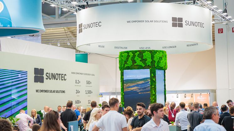 SUNOTEC booth at Intersolar 2024 