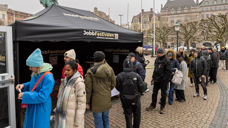 Den 12 mars är Jobbfestivalen tillbaks på Stortorget i Malmö