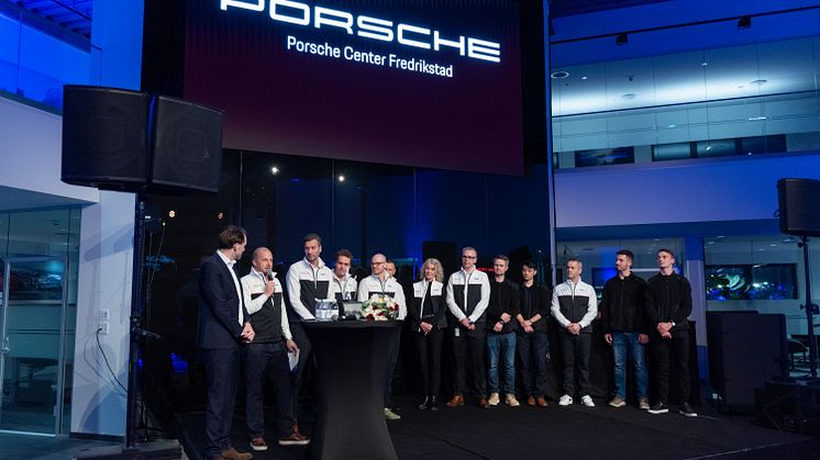 Hedin Performance Cars markerte i går åpningen av Porsche Center Fredrikstad.
