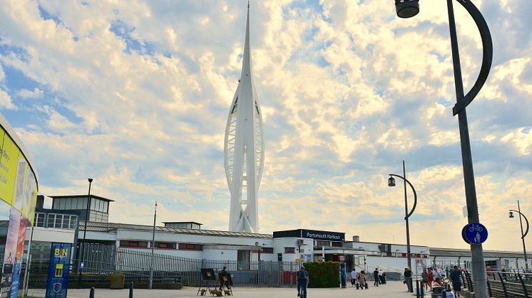 Portsmouth Harbour - services in the area are set to be disrupted during February half term