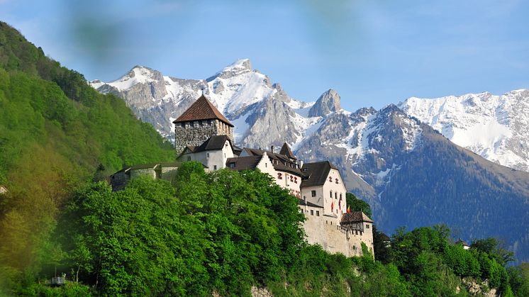Schloss Vaduz im Fürstentum Liechtenstein ist ein markantes Symbolbild für den Finanzstandort. Foto: Liechtenstein Marketing