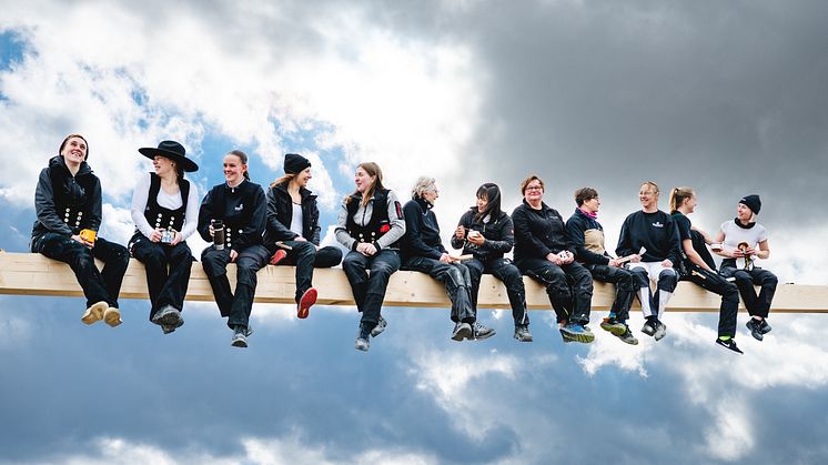 Fotoshooting Weltfrauentag mit Baufritz Mitarbeiterinnen 