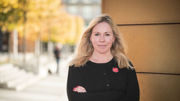 Madeleine Sundell, Frälsningsarmén, talesperson människohandel
