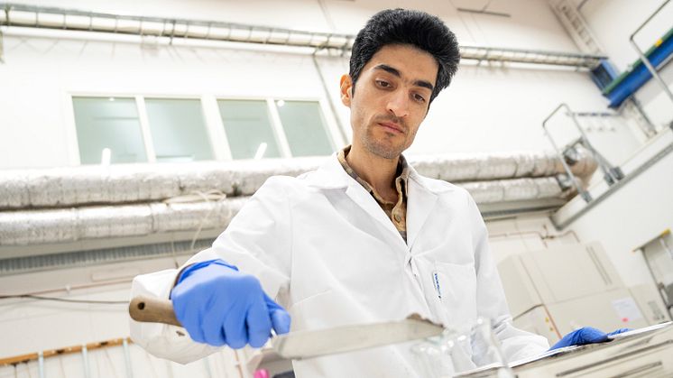 Ali Beryani, doktorand inom VA-teknik vid Luleå tekniska universitet