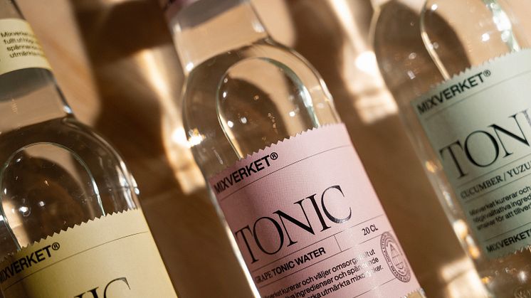 Mixverket presenterar tre nya tonics – smakrik innovation för alla drinkälskare 