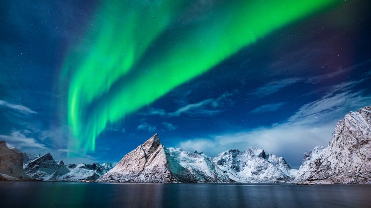 Nordlyset lokker flere europeere til Nord-Norge i vintersesongen. Foto: Dave Williams, Lofoten Insight.