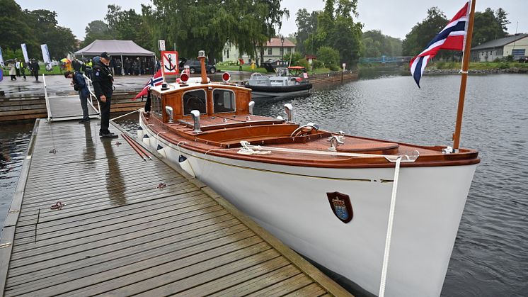 The historic Norwegian royal barge, 'Kongesjaluppen 1976', is now equipped with a state-of-the-art electronic propulsion system designed by Kongsberg Maritime