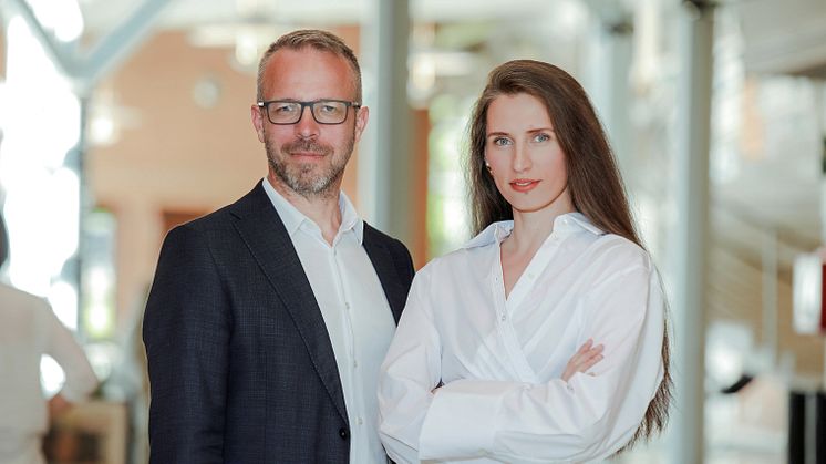 Anders Östlund och Alina Shynkar från Reppa AB.