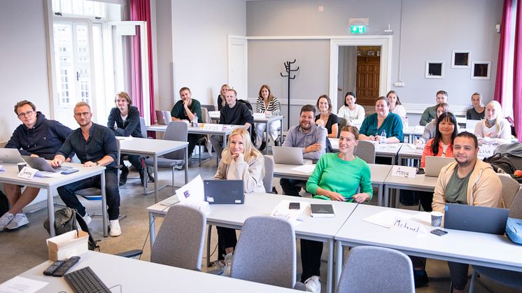 Så här såg det ut när en annan lärarutbildning startade på Campus i Katrineholm för några år sedan. Foto: Katrineholms kommun.