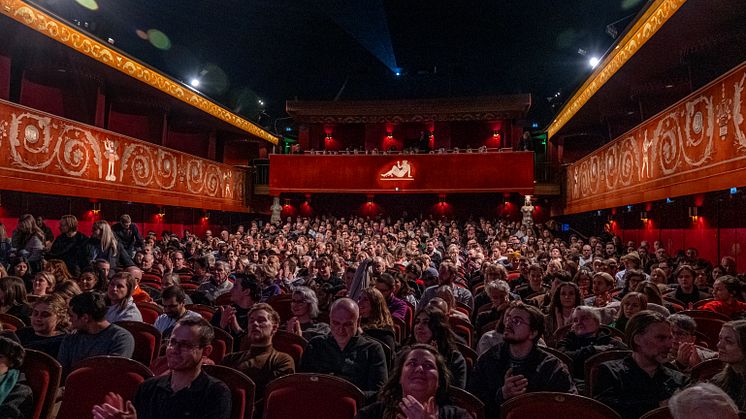 Ett fullsatt Skandia under Stockholms filmfestival 2023. Foto: Thomas Persson