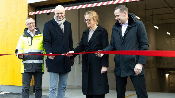Jon Christian Simenstad,  (bane Nor), John Lien (Adm. dir Aimo), Gøril Bergh (Adm. dir. Drammen Helsepark), Morten Austestad (Utviklingsdirektør Bane Nor Eiendom)