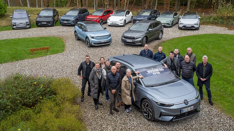 Business Danmark og Jyllands-Posten har kåret ID.7 Tourer til Årets Businessbil 2025