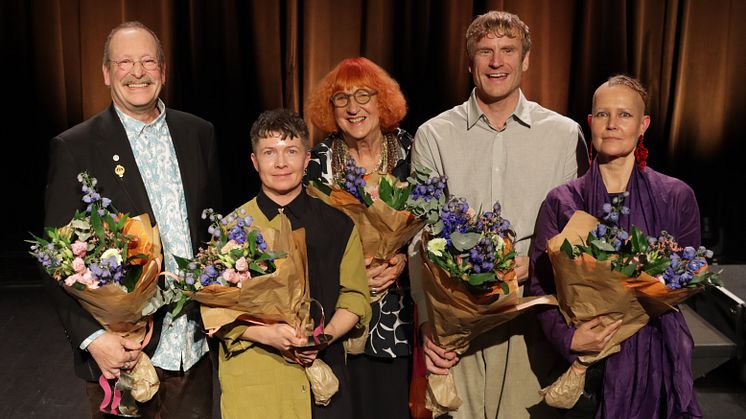 Mats Edén, Sam Hultin, Wanja Djanaieff, Erik Holmström och Virpi Pahkinen - Ganneviksstipendiaterna 2024