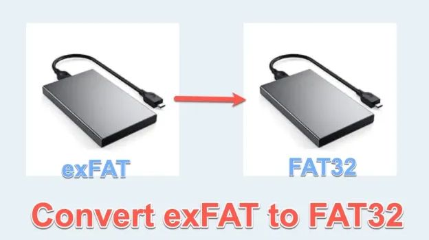 exFAT in FAT32 formatieren