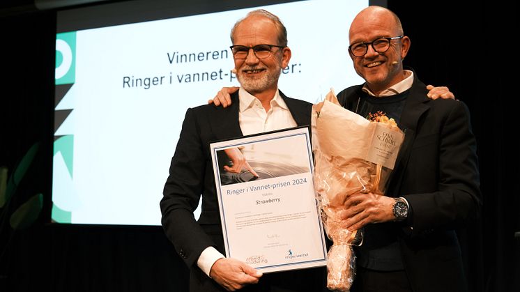Strawberry vinner Ringer i Vannet-prisen 2024. 