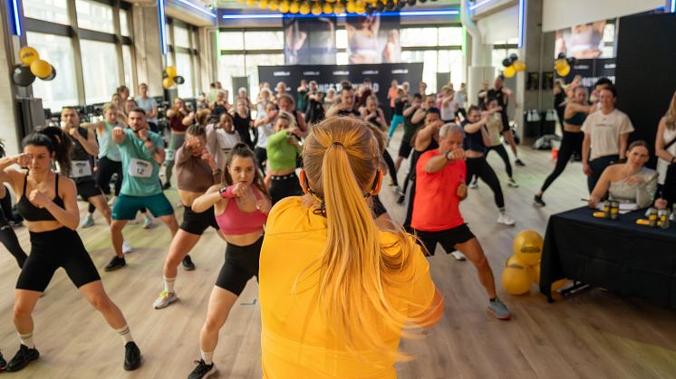 Group fitness instructor competition