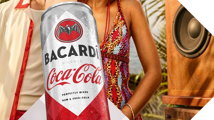 Ein Klassiker neu serviert: BACARDÍ® & Coca-Cola ab sofort fertig gemixt in der Dose