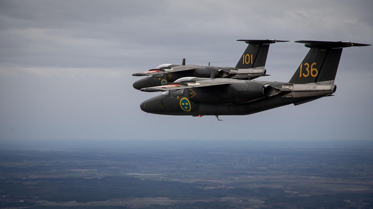 Tisdag den 18 juni genomförs en avvecklingsceremoni för Skolflygplan 60 som tjänstgjort över 60 år i Flygvapnet.  Foto: Försvarsmakten