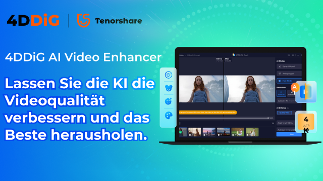 4DDiG AI Video Enhancer