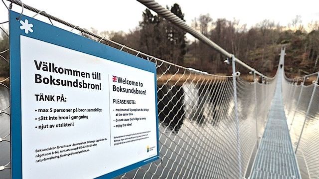 Spektakulära broar på Eriksbergs stränder står nu klara  – en milstolpe för Blekinges kustvandring.