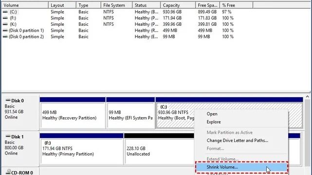 Neue Partition erstellen