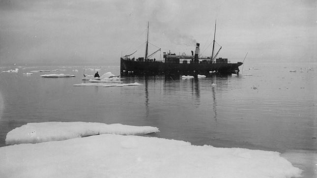 A photo of DS Lofoten. DS Lofoten was the vessel used for the company's very first 'expedition voyage' in 1896—between Hammerfest and Spitsbergen in Svalbard. The image is courtesy of the Hurtigruten Museum. 