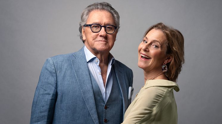 Tommy Körberg och Helen Sjöholm, fotade av Nicola Stankovic