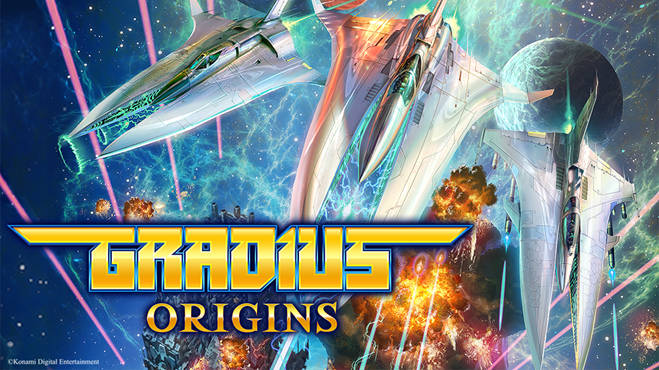 GRADIUS ORIGINS introduces new entry into the intergalactic, side-scrolling shoot-em-up series alongside seven retro titles on August 7; Digital pre-orders now available