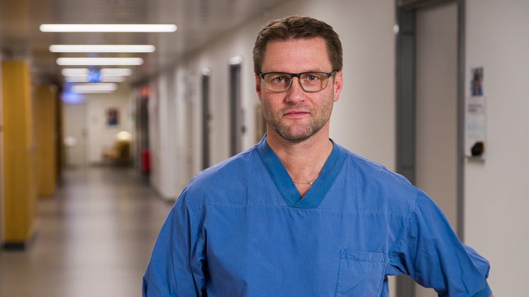 Johan Thunberg, sjukvårdsledare i lokal särskild sjukvårdsledning. Foto: Klas Sjöberg.