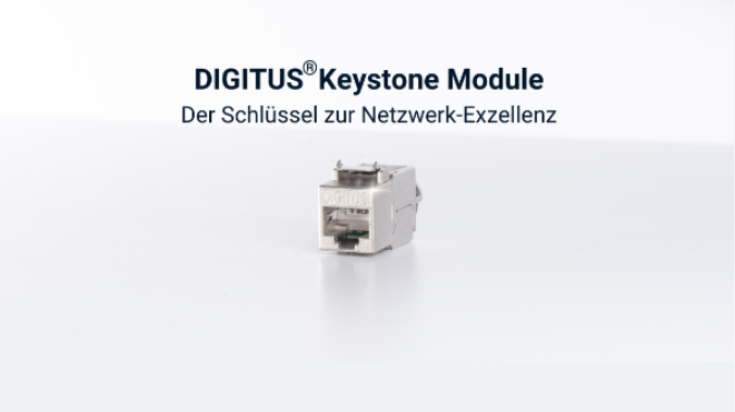 Produktneuigkeiten: Effiziente Netzwerklösungen mit Keystone-Modulen von DIGITUS®!
