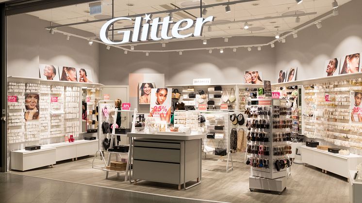Glitters tillväxtresa i Norden fortsätter – öppnar två nya butiker i maj