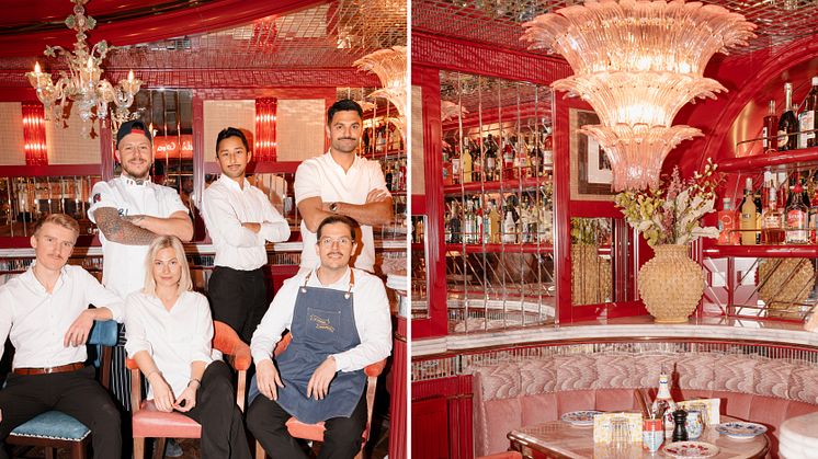 I bild: CEO - Brazer Bozlak, General Manager - Michail Koutsokeris, Group Executive Chef - Giuseppe Montanaro, Marketing Manager - Emma Broberg, Group Bar Manager - Simon Bergqvist & Group Reservation Manager - David Hillerström.