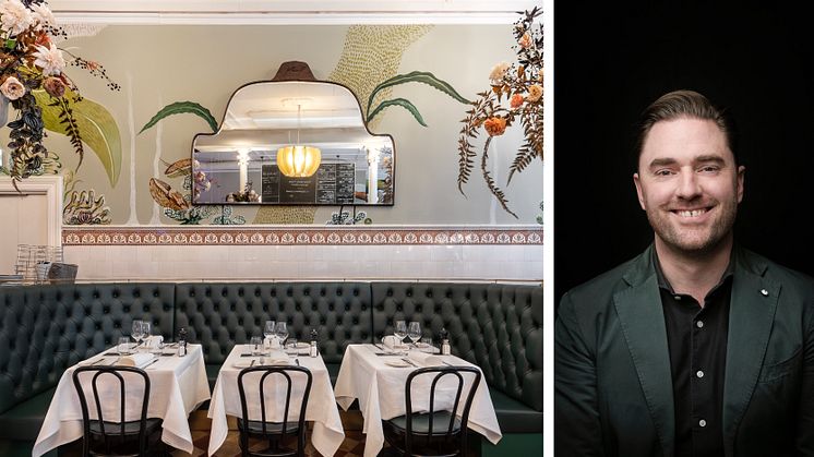 Carl Kylberg, ansvarig för affärsområde Inredning på FOJAB, arbetar gärna med krögare. Bild från restaurang Johan P i Malmö. Foto: Gabriel Brandström/Andrea Papini