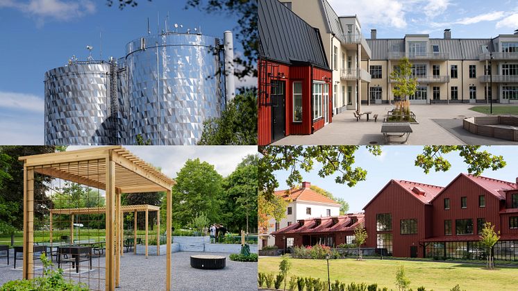 Några tidiga vinnare: Vattentornen i Handen, Lillgårdsskolan i Tungelsta, Köksträdgården i Jordbro och Smådalarögård.