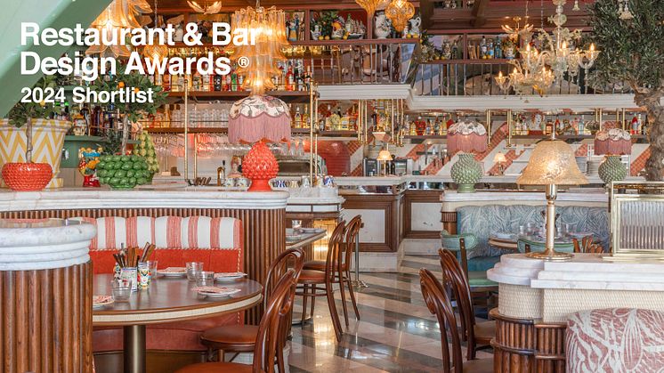 Florentine Stockholm är en av finalisterna i den prestigefyllda Restaurant & Bar Design Awards