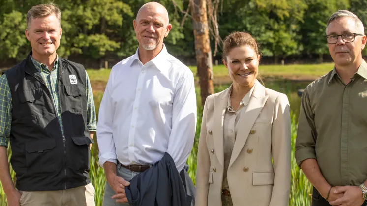 Gustaf Lind, Robert Andrén, H.K.H Kronprinsessan Victoria, Johan Söderberg (S)