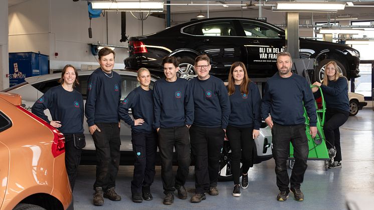 Jacobsskolan i Hässleholm firar certifiering som Motorbranschcollege onsdag den 5 februari